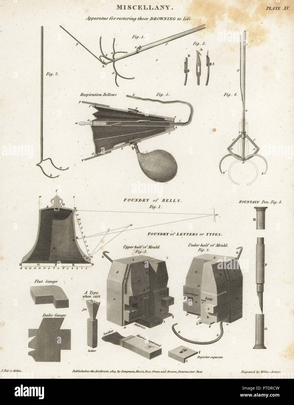 Apparatus for restoring those drowning to life with respiration bellows