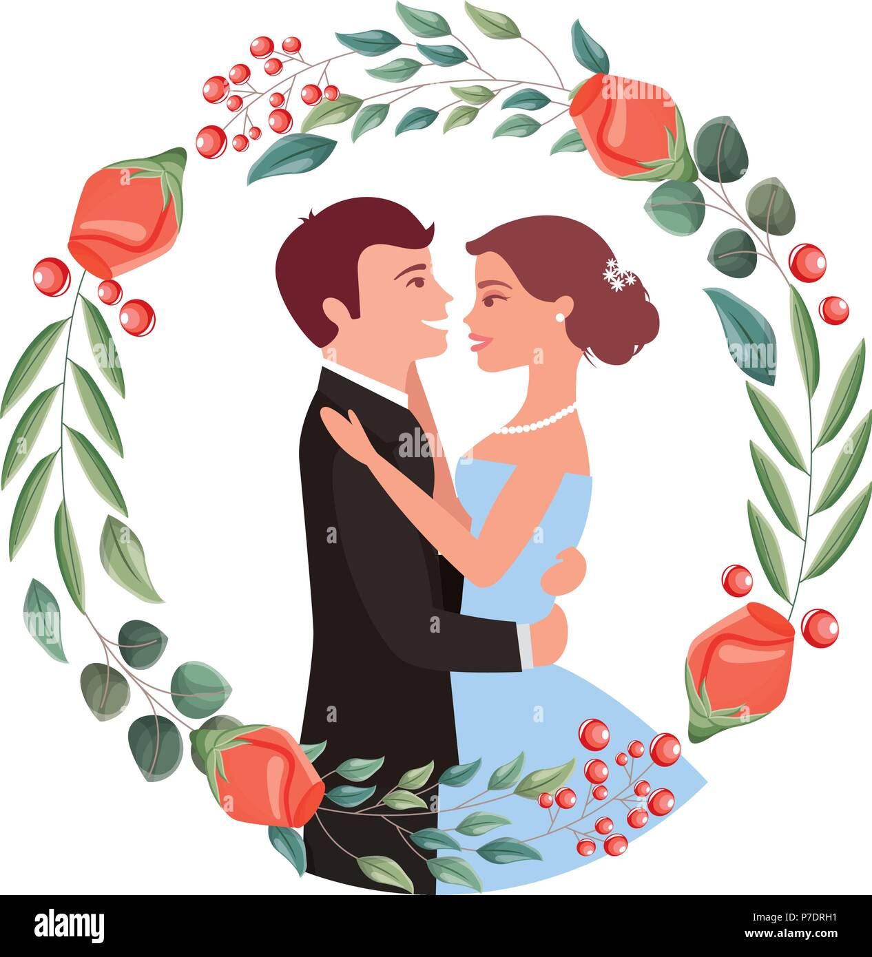 First Dance Graphics bride and groom their first dance wedding day on frame flowers portrait ...