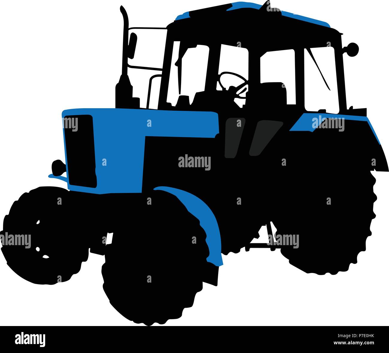 Tractor silhouette hires stock photography and images Alamy