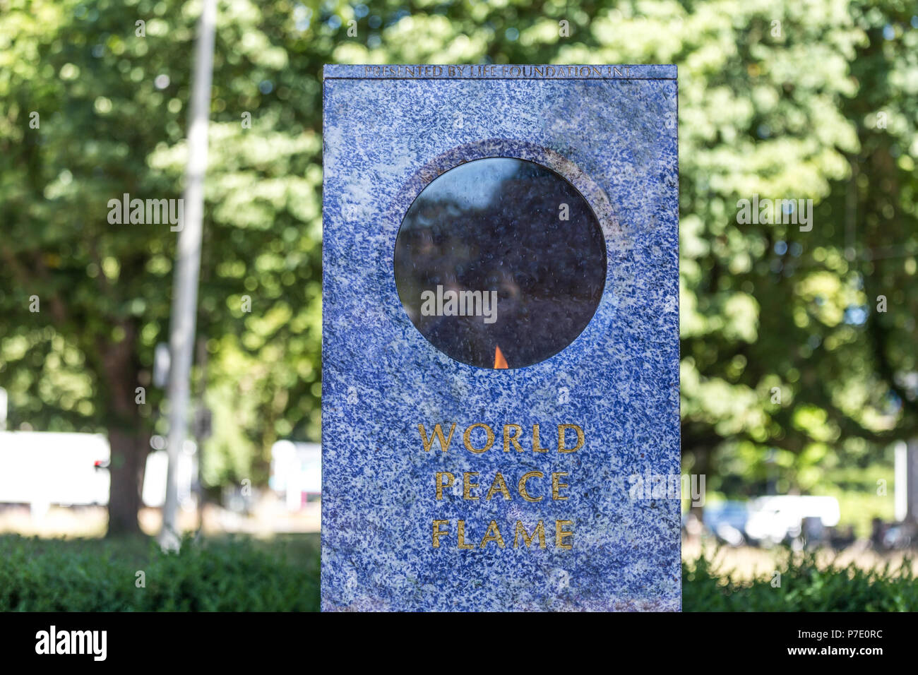 international court of justice world peace flame the hague netherlands
