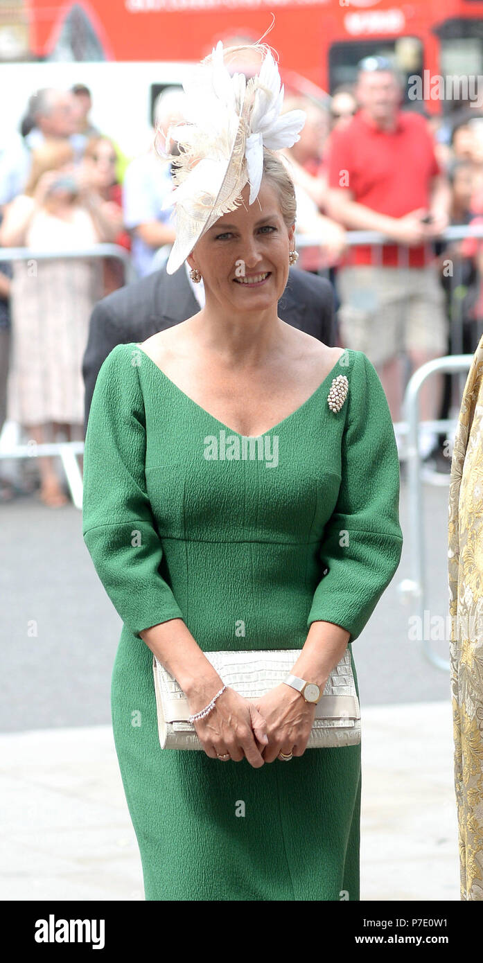 Photo Must Be Credited Alpha Press 078237 05/07/2018 Sophie Countess of  Wessex at a Service to Celebrate the 70th Anniversary of the National  Health Service NHS held at Westminster Abbey in London