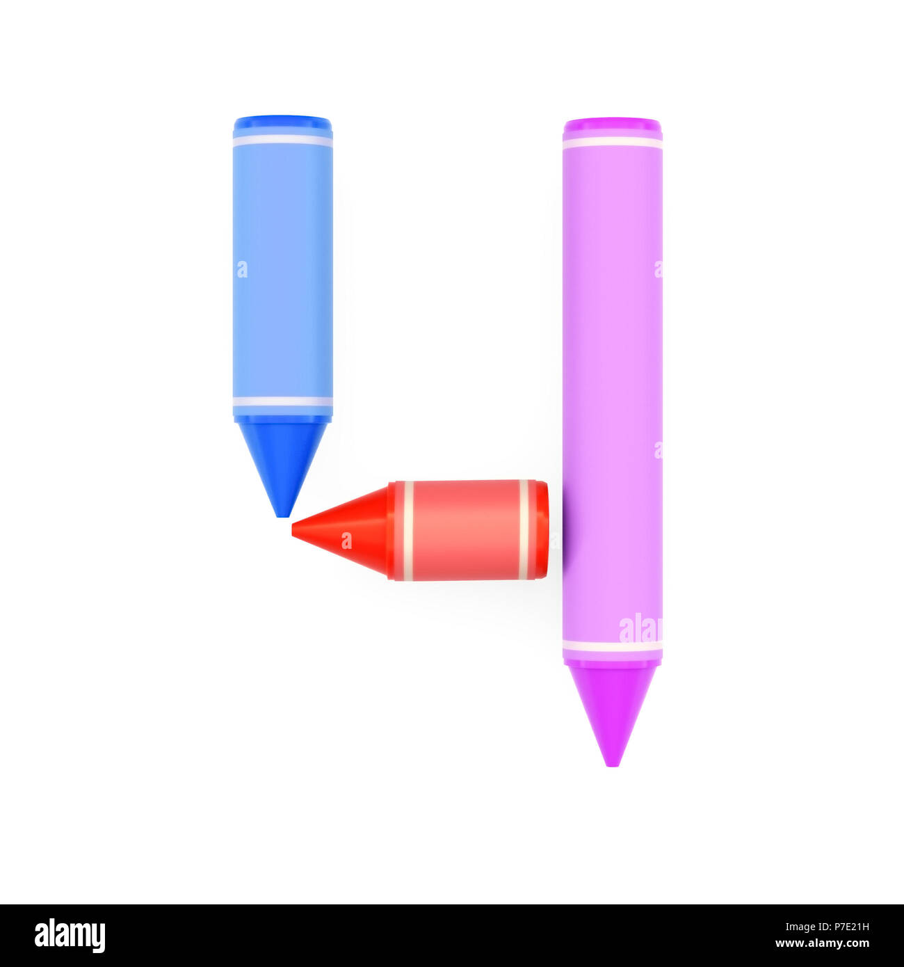 Crayons cartoon hi-res stock photography and images - Alamy