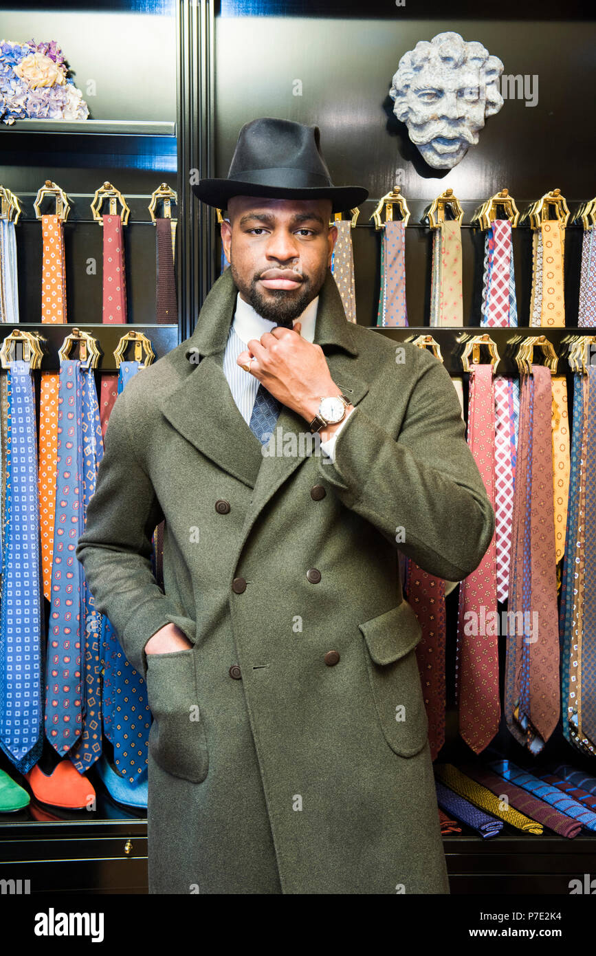 and photography hi-res Man - stock images wearing trilby Alamy