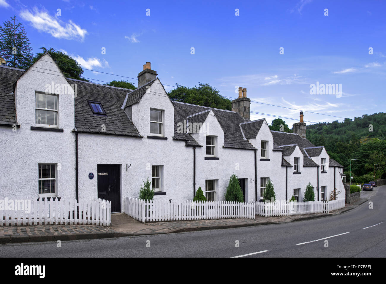 Kinross white building hires stock photography and images Alamy