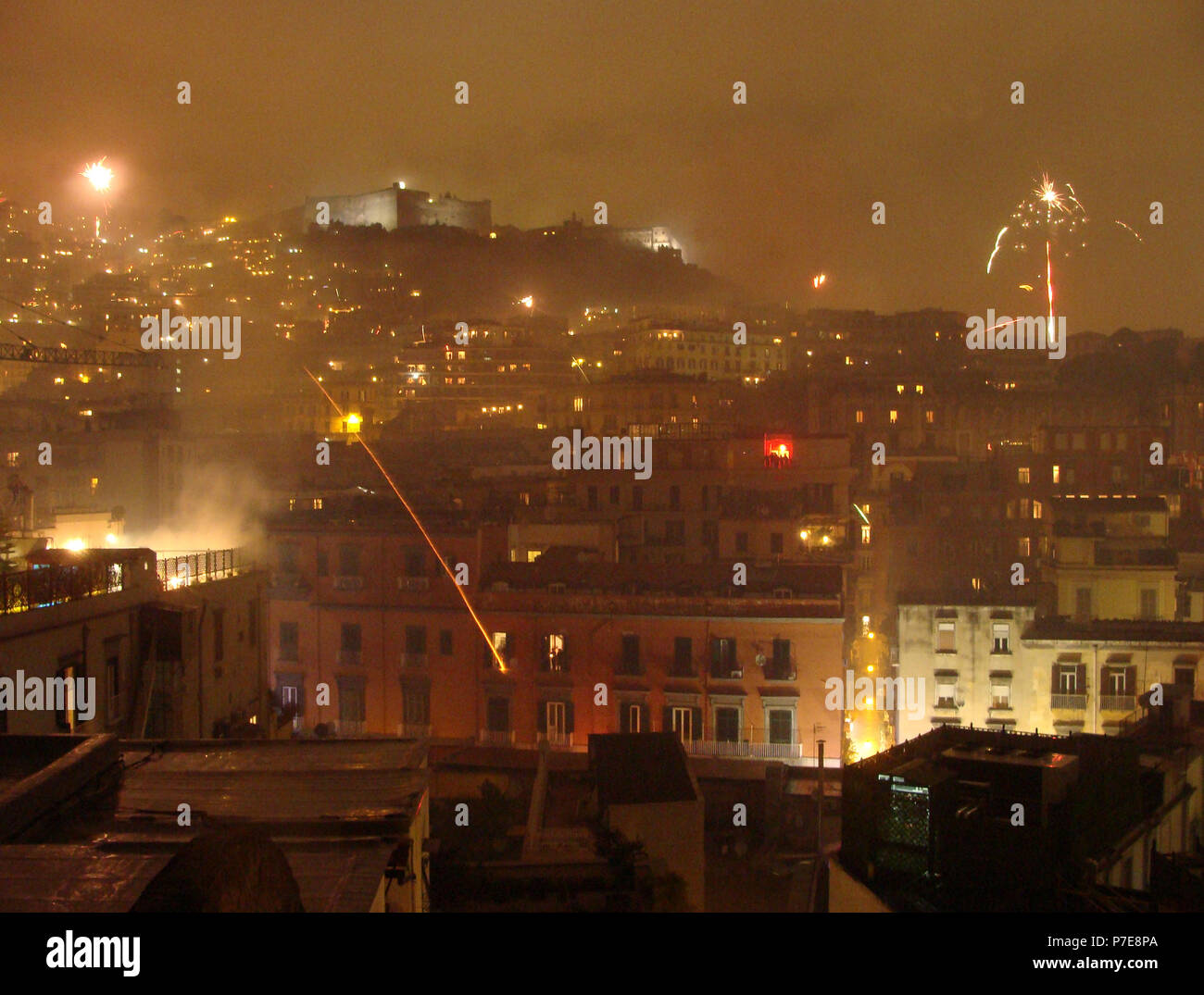 New years Eve in Naples Stock Photo Alamy