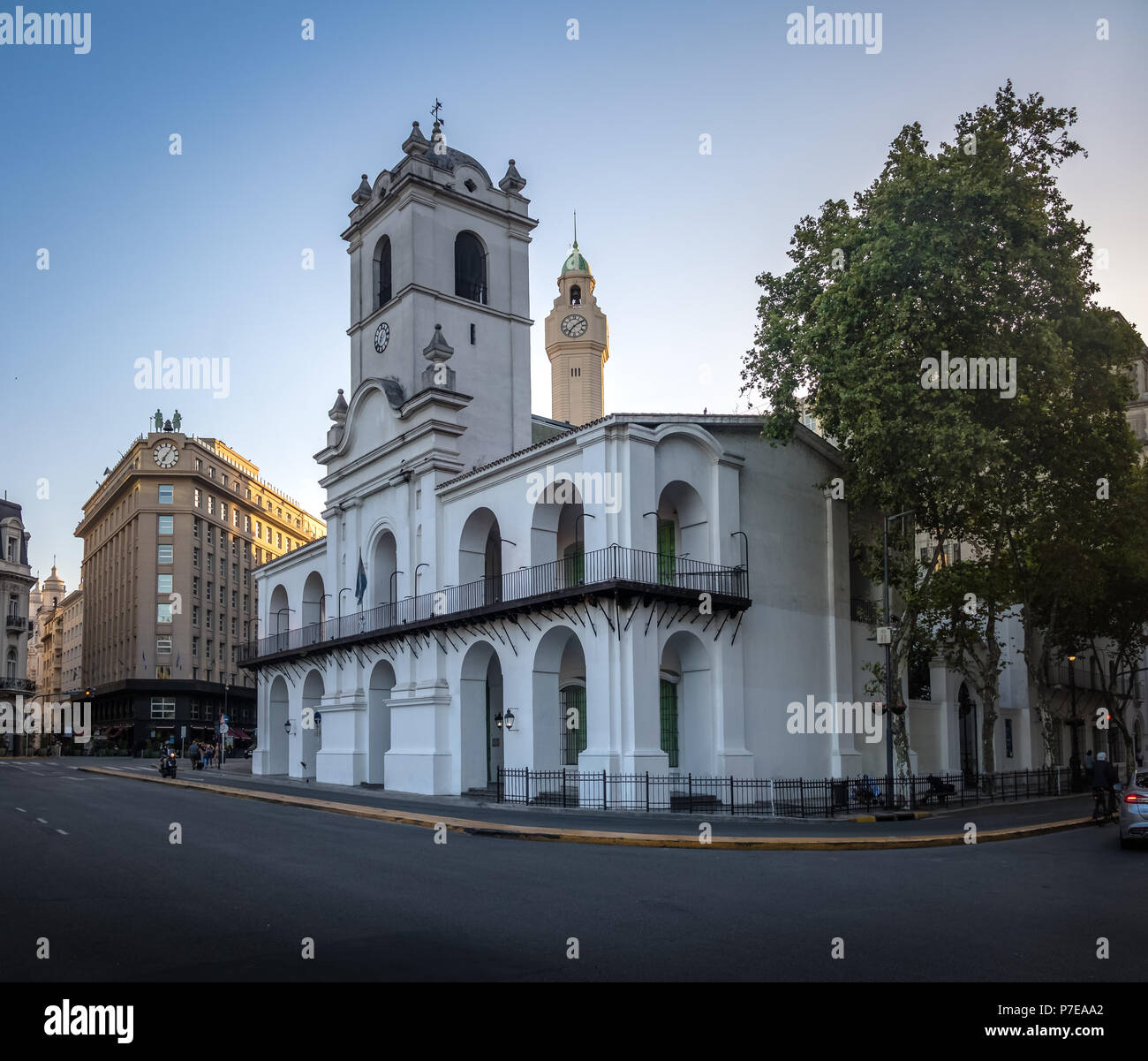 Buenos Aires Cabildo Building, colonial town council - Buenos Aires, Argentina Stock Photo