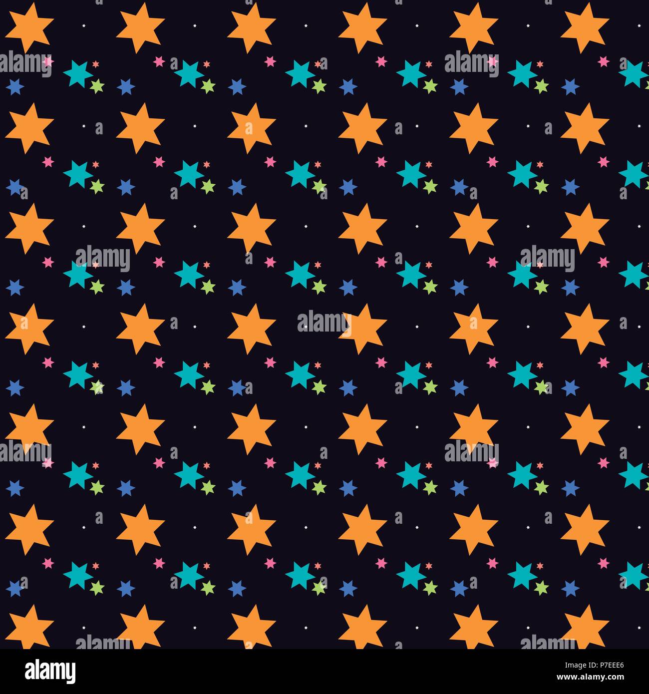Stars pattern Stock Vector