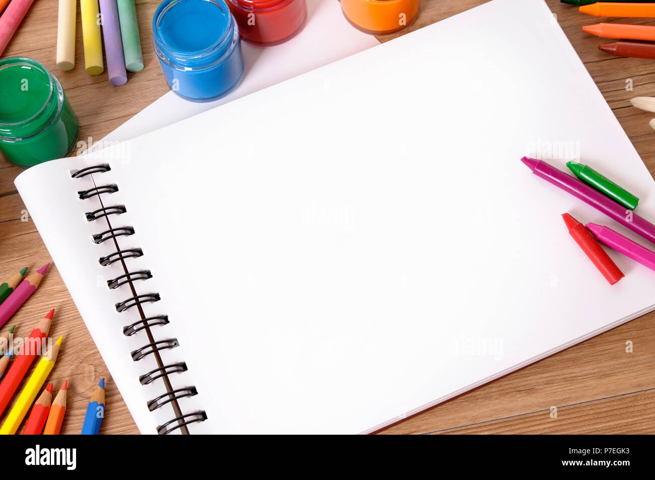 School writing book Stock Photo Alamy