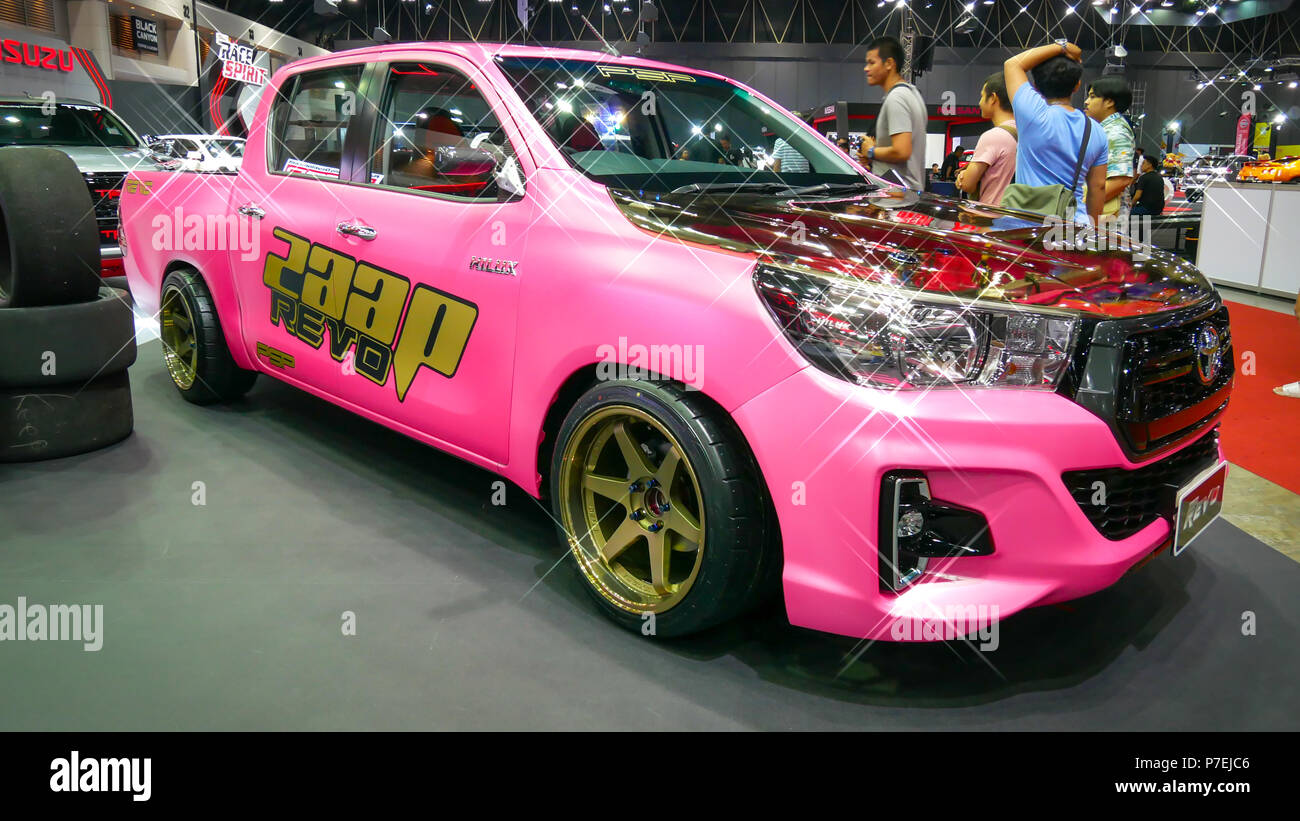 BANGKOK JULY 5 Modified car show at Bangkok International Auto