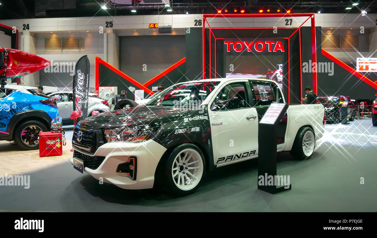 BANGKOK JULY 5 Modified car show at Bangkok International Auto