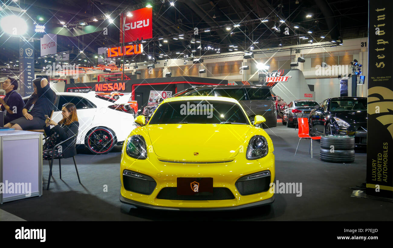 BANGKOK JULY 5 Modified car show at Bangkok International Auto