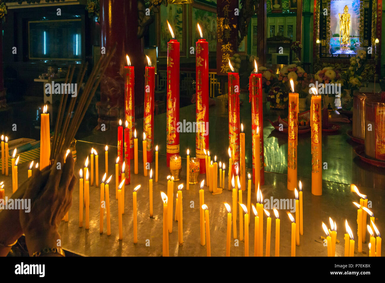 Incense burning hand hi-res stock photography and images - Alamy