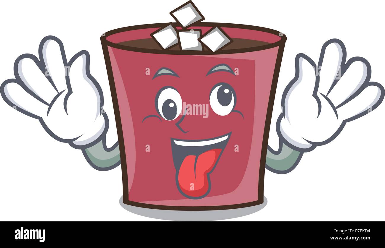 Crazy hot chocolate mascot cartoon Stock Vector Image & Art - Alamy