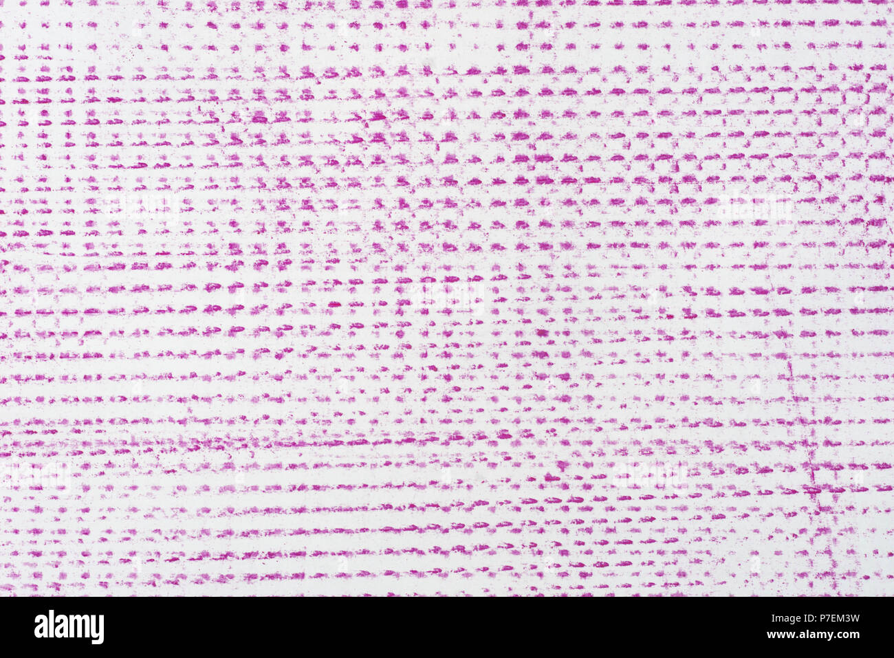 violet color crayon pattern on white paper background texture Stock Photo