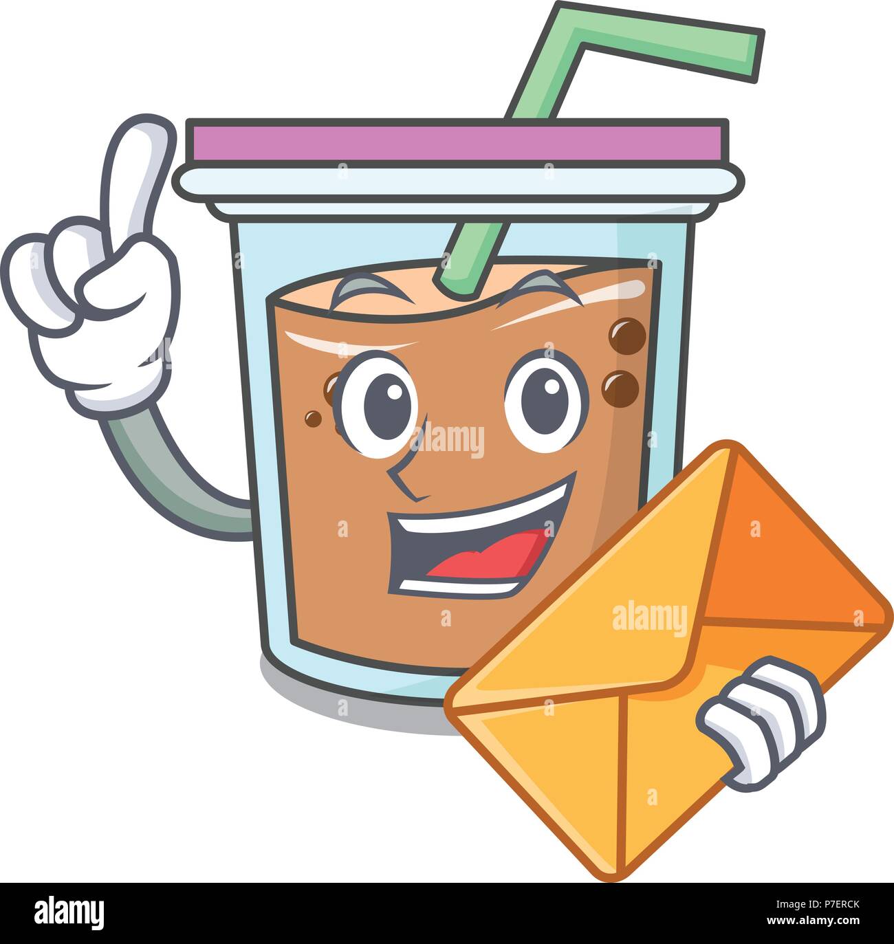 With envelope bubble tea character cartoon Stock Vector Image Art Alamy With envelope bubble tea character cartoon Stock Vector Image Art Alamy