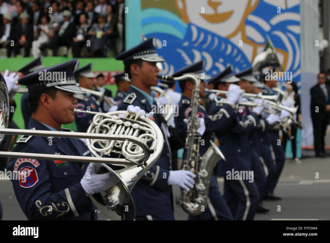 2016-05-20 Republic of China Air Force Band Music. Stock Photo