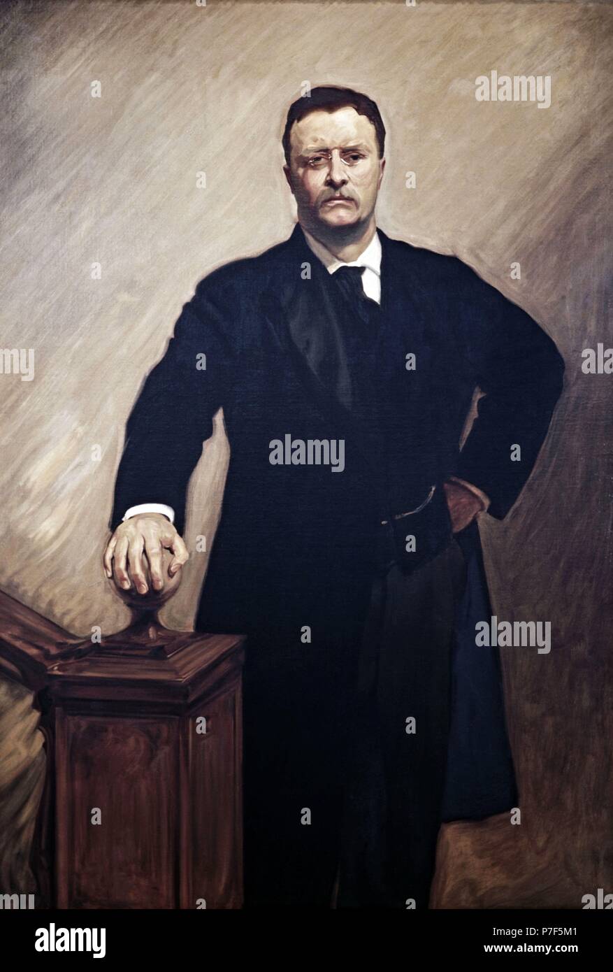 Theodore roosevelt retrato hi-res stock photography and images - Alamy