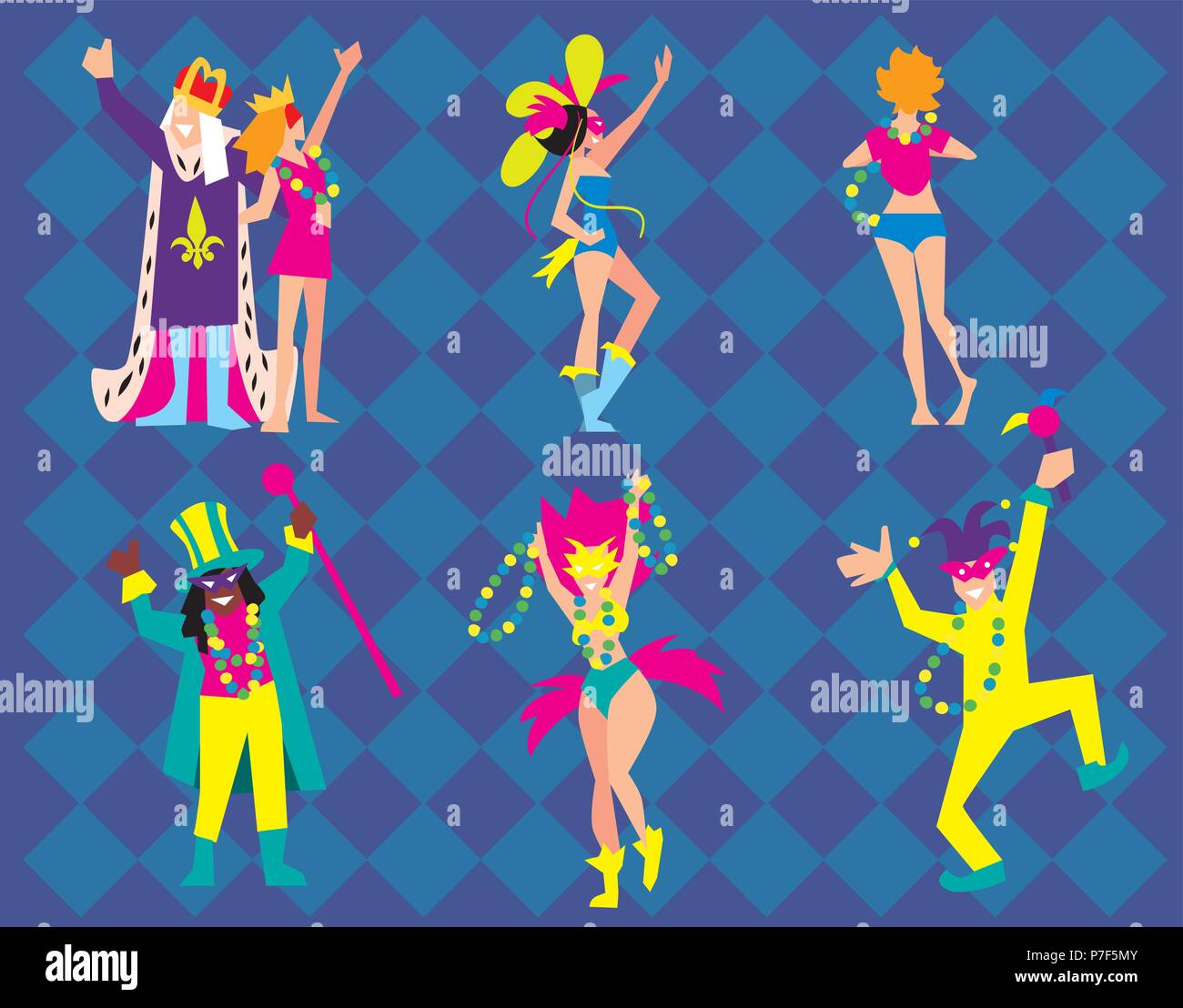 Illustration mardi gras carnival hi-res stock photography and images ...