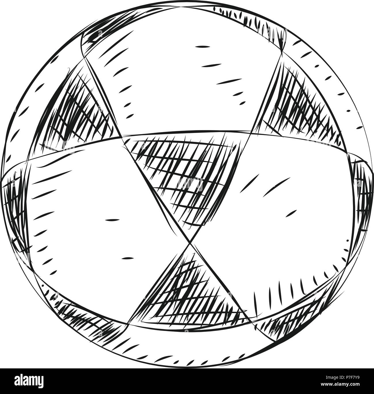 soccer ball sketch Stock Vector Image & Art Alamy