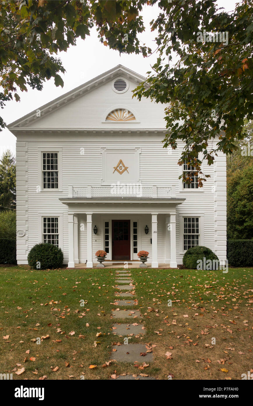 Masons hall Old Lyme CT Stock Photo Alamy