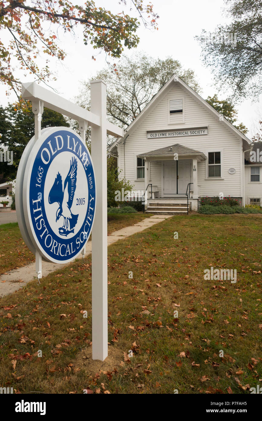 Old Lyme Historical society CT Stock Photo Alamy