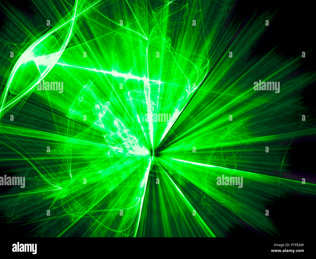 Abstract wavy background - digitally generated image Stock Photo