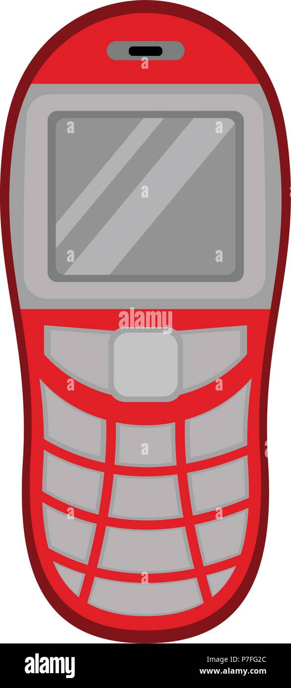 Isolated old cellphone icon Stock Vector Image & Art - Alamy