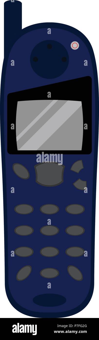 Isolated old cellphone icon Stock Vector Image & Art - Alamy