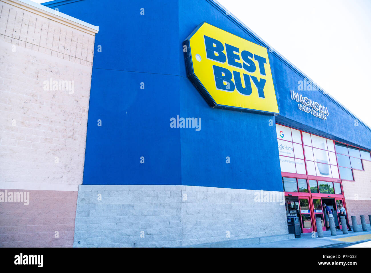 A Best Buy Store in Modesto California USA Stock Photo