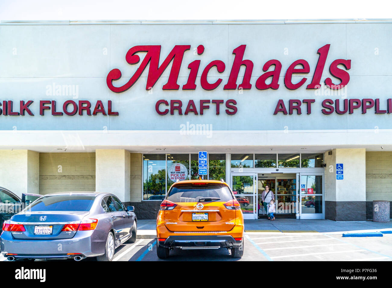 Michael's Arts and Crafts Store, NYC Stock Photo - Alamy