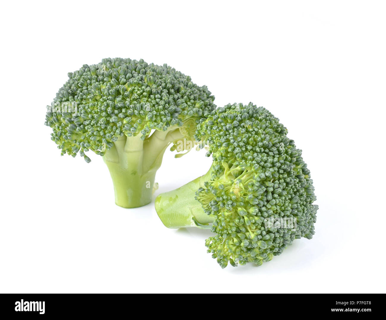 broccoli isolated on white background Stock Photo