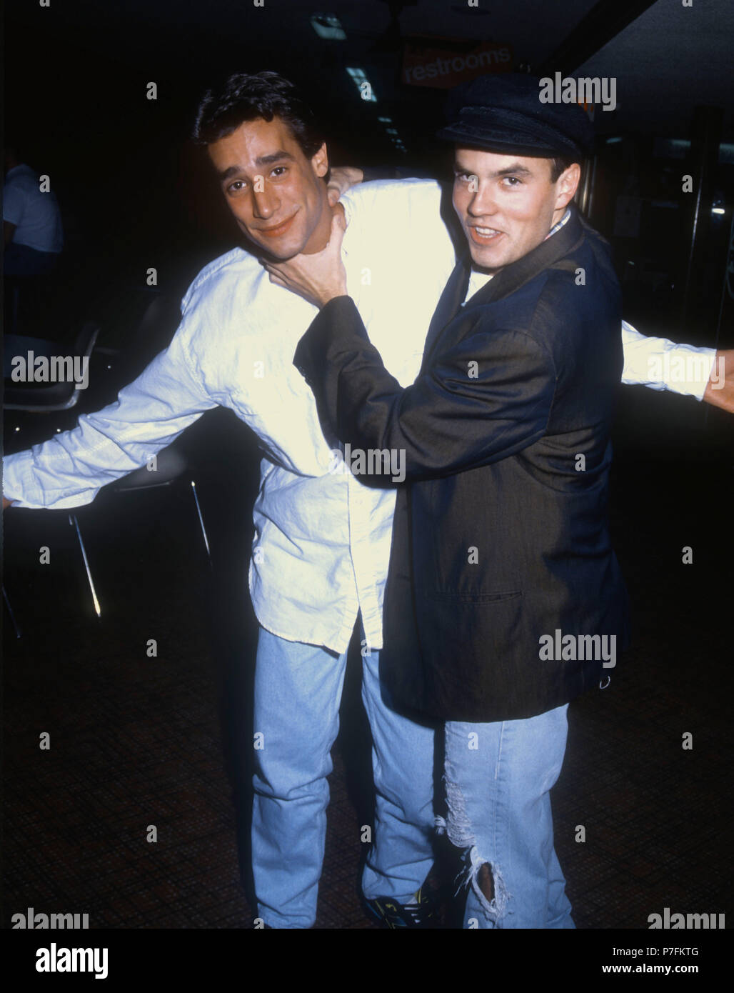 LOS ANGELES, CA - JANUARY 24: (EXCLUSIVE COVERAGE) (L-R) Actors Seth