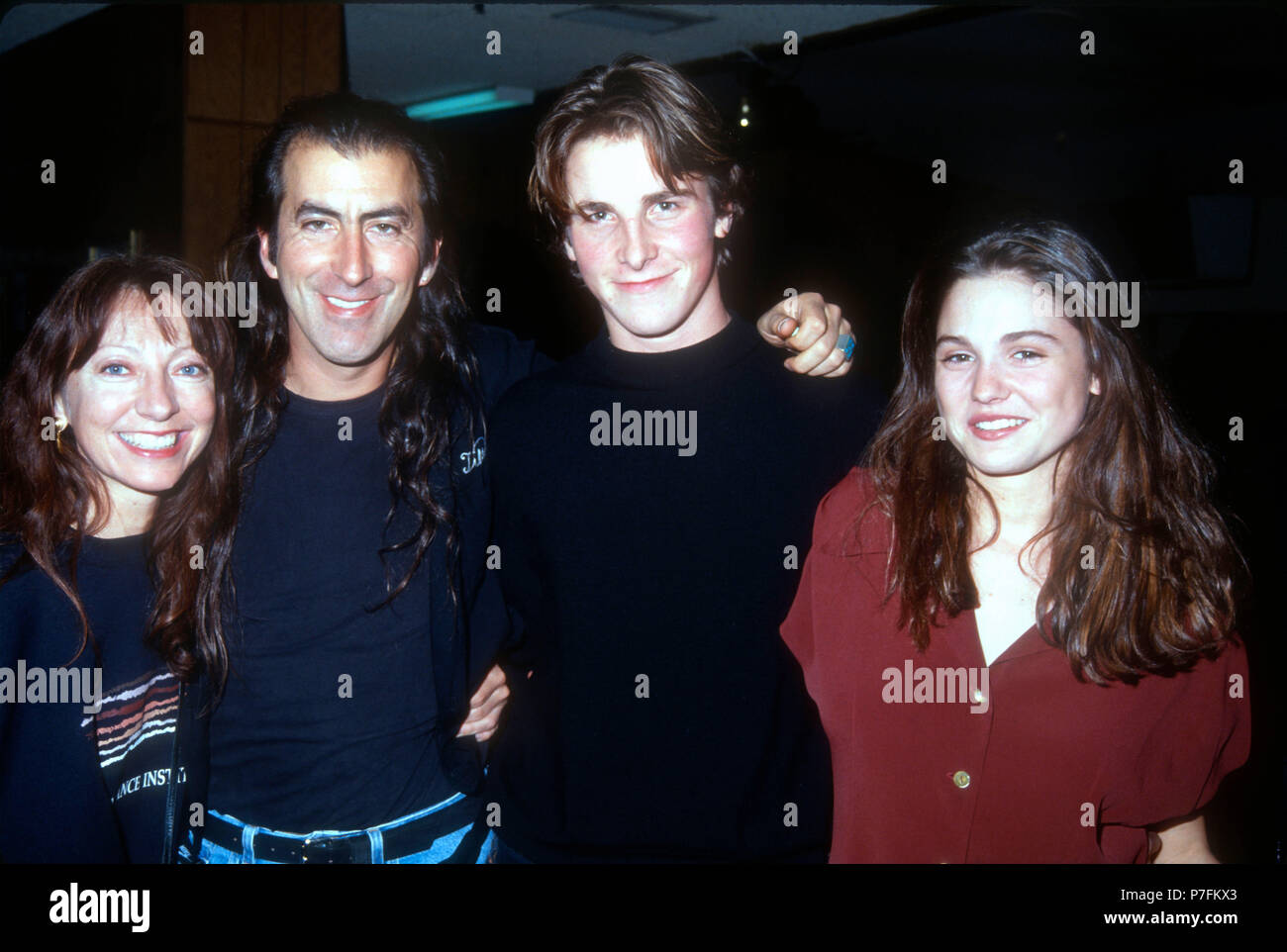 Los Angeles Ca January 24 Exclusive Coverage L R Guest Director Kenny Ortega And Actor Christian Bale And Actress Ele Kets Attend Christian Bale S 18th Birthday Party Celebration On January 24 1992 Los Angeles Ca January 24 Exclusive Coverage L R Guest Director Kenny Ortega And Actor Christian Bale And Actress Ele Kets Attend Christian Bale S 18th Birthday Party Celebration On January 24 1992