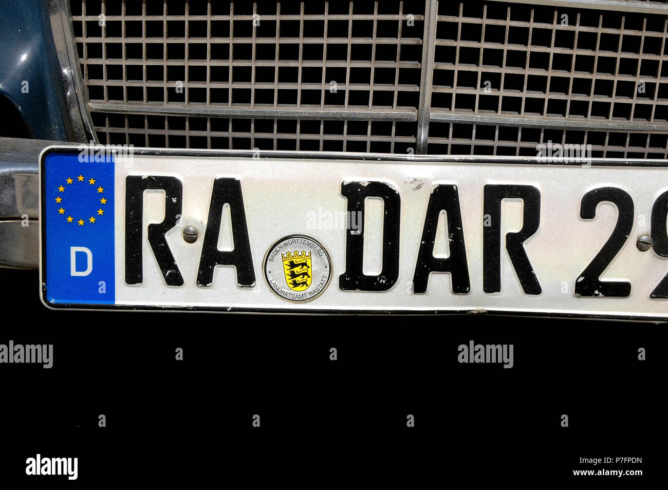 License Plate Radar, Germany Stock Photo Alamy