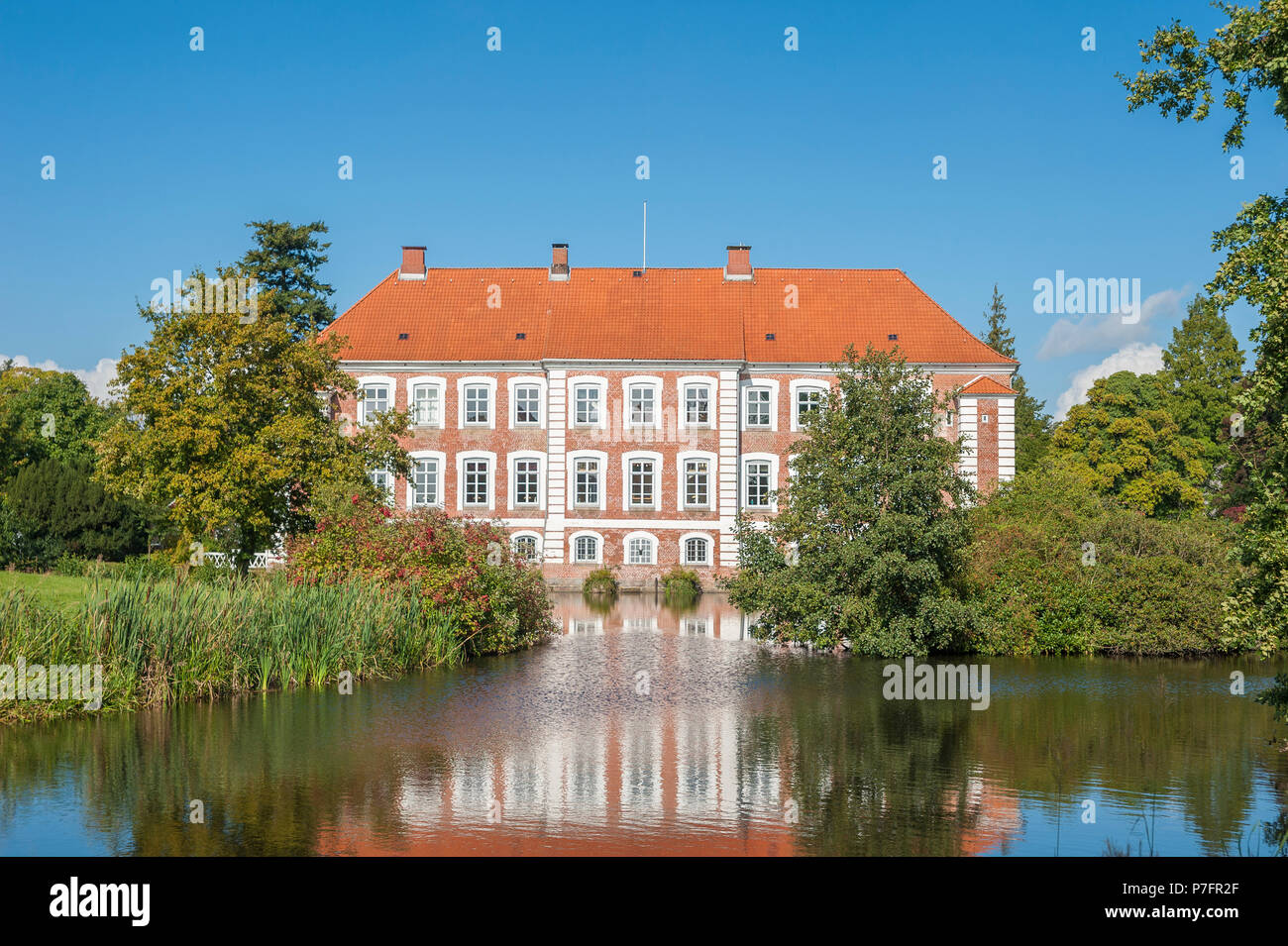 Manor House of Gut Güldenstein, Harmsdorf, Schleswig-Holstein, Germany Stock Photo