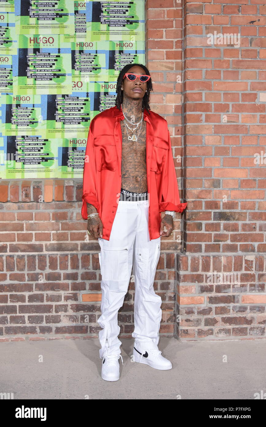 Wiz Khalifa Civil Cameron Jibril Thomaz Hugo Fashion Show Spring Summer 19 At Motorwerk Berlin On 05 07 18 Hugo Boss Usage Worldwide Stock Photo Alamy