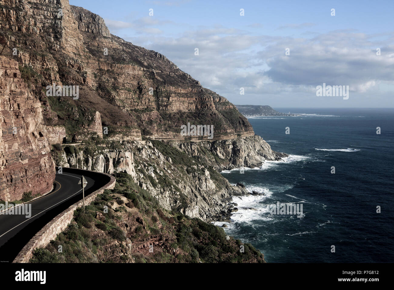 Majestic landscapes and seascapes of the Cape Peninsula, Cape Town, South Africa Stock Photo