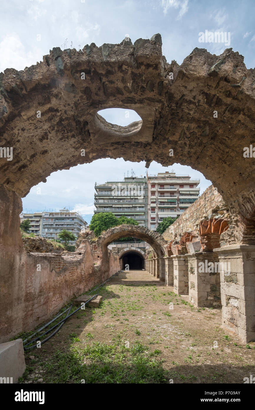 Covered roman walkway hi-res stock photography and images - Alamy