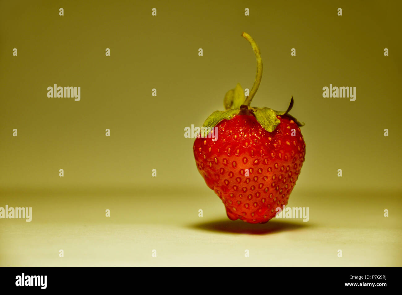 Strawberry in the air Stock Photo Alamy