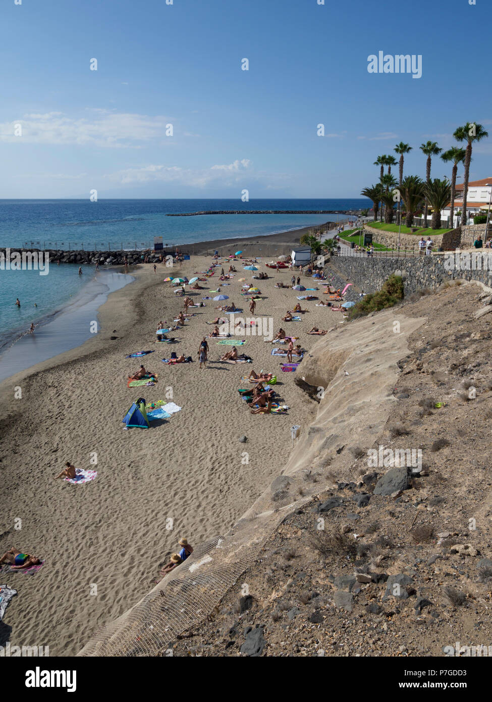 Tenerife Canary Islands La Caleta Adeje Costa Caleta Beach