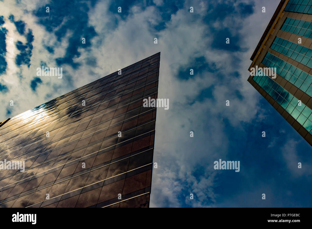 Backdrop of skyscrapers hi-res stock photography and images - Alamy