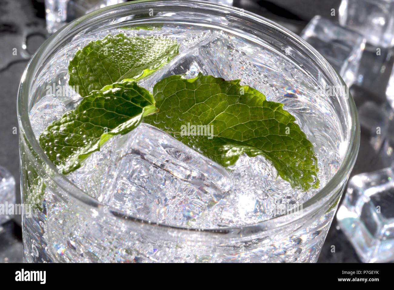 minty cool drink Stock Photo - Alamy