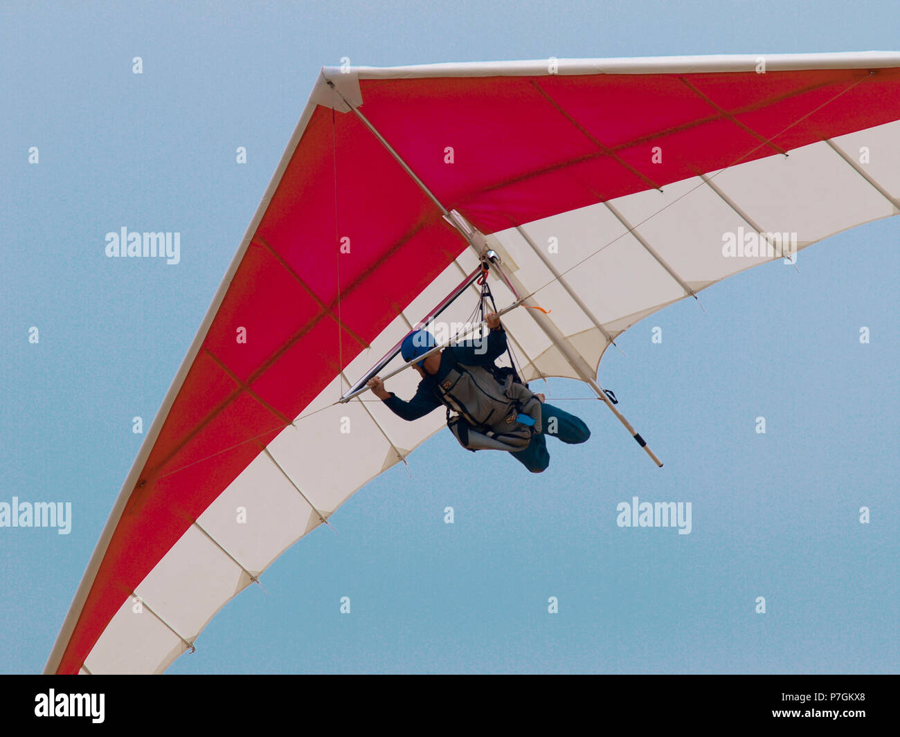 hang gliding OBX Outer Banks Jockeys RIdge Stock Photo Alamy