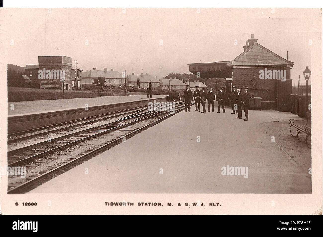 N/A. N/A 373 Tidworth railway station Stock Photo