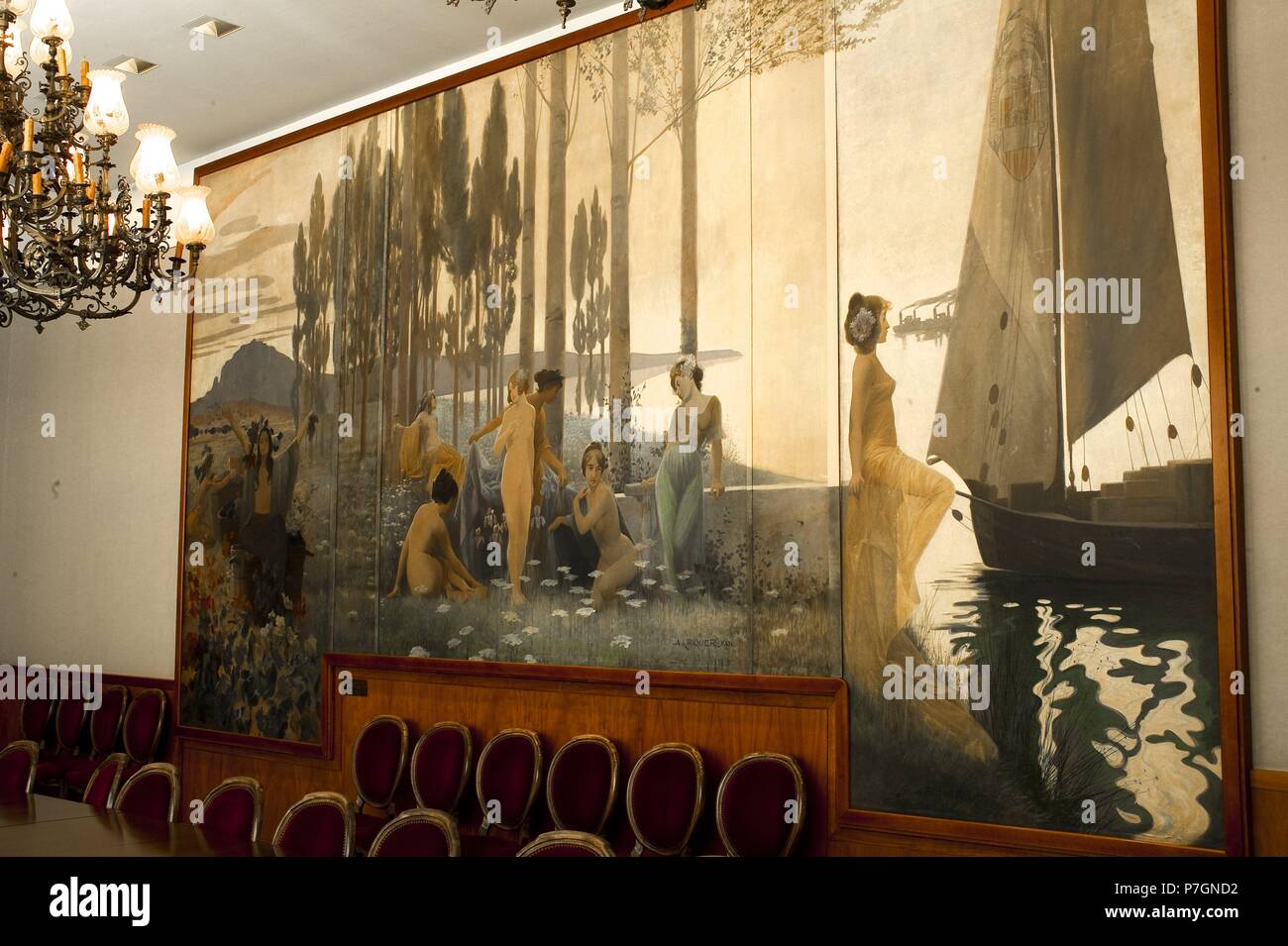 Pinturas Murales Simbolistas Casa Museo Alegre De Sagrera