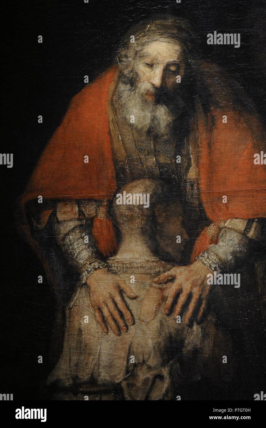 Return Of The Prodigal Son By Rembrandt High Resolution Stock