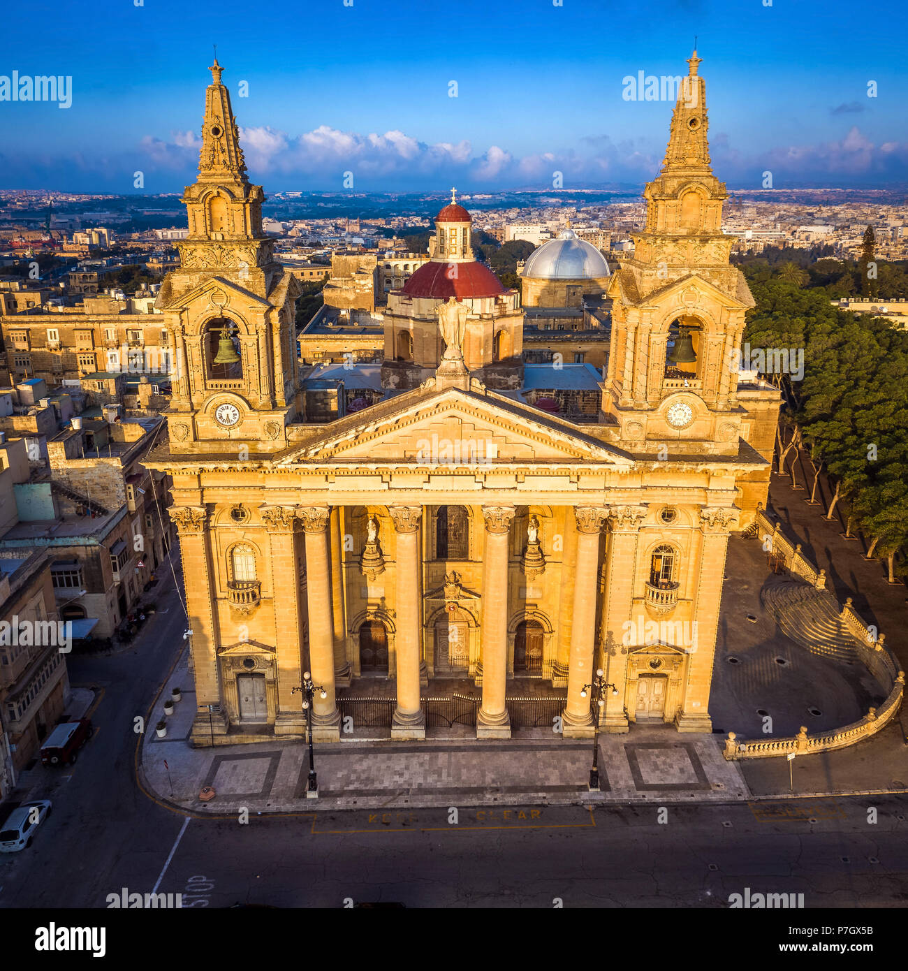 Valletta, Malta The Saint Publius Parish Church also known as the