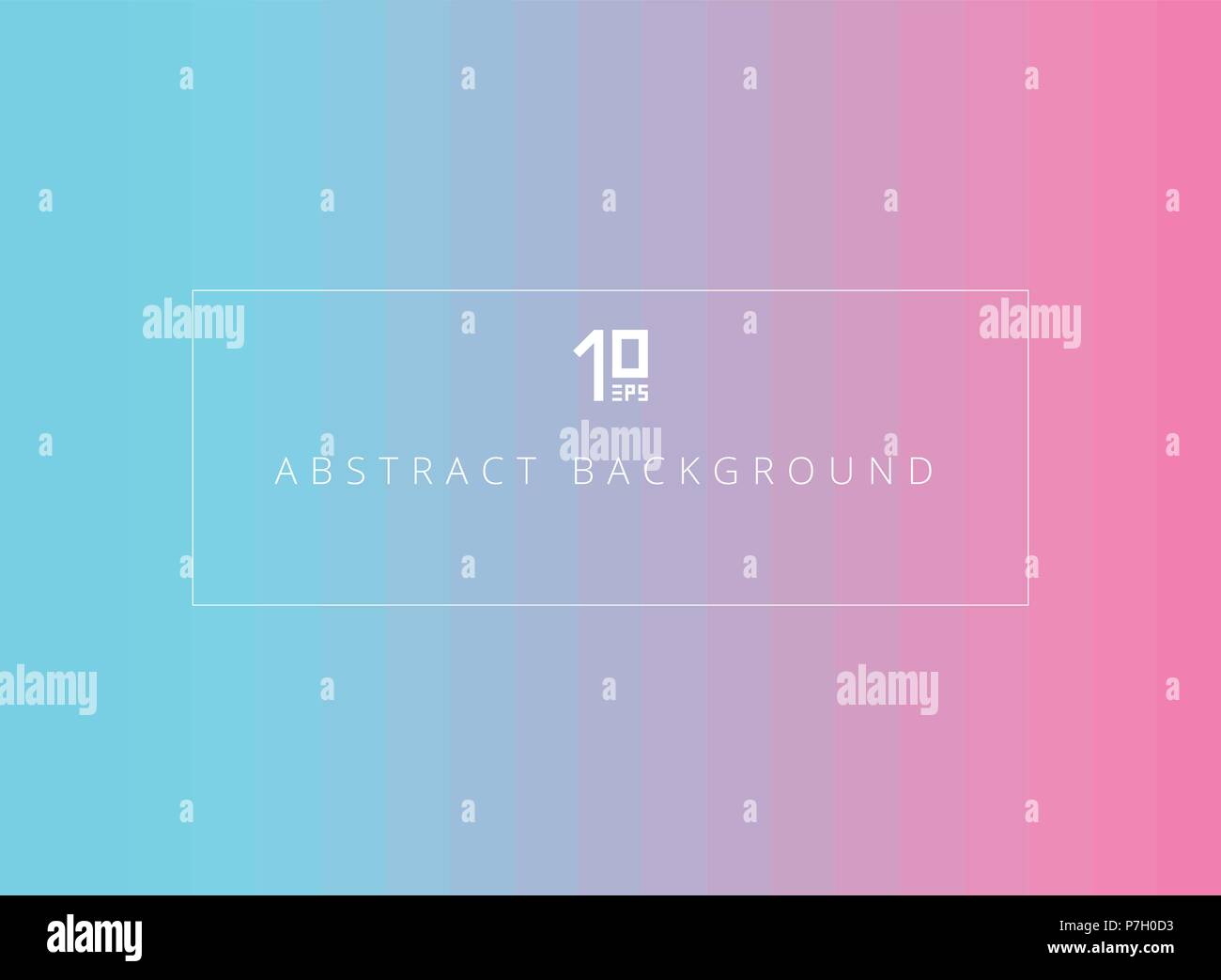Abstract geometric stripe pattern blue and pink background. Vector illustration Stock Vector