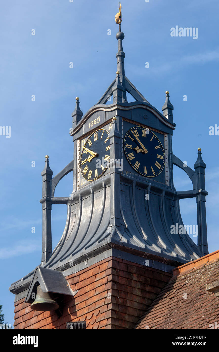 Goring village hall clock tower Stock Photo