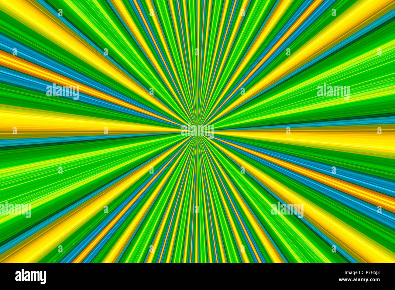 Colorful starburst abstract background Stock Photo